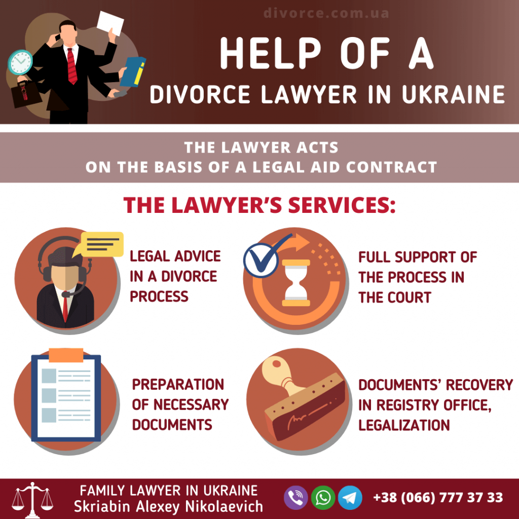 Help of a divorce lawyer in Ukraine