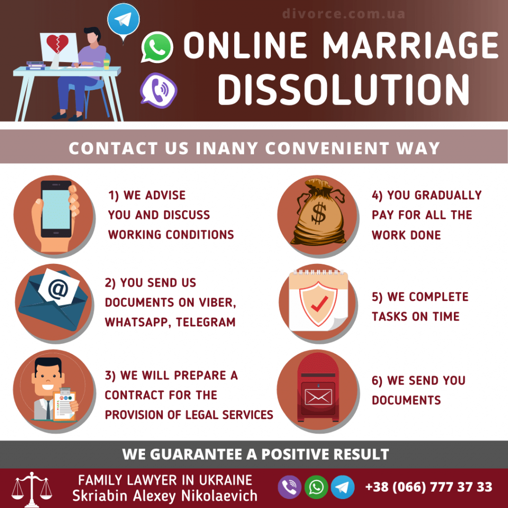 Online marriage dissolution in Ukraine